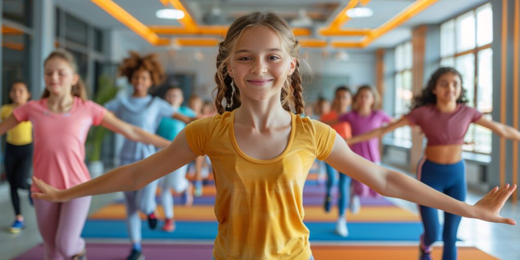 view diverse adolescents practicing health wellness activities themselves their community